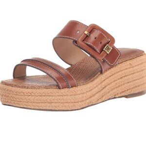 Sam Edelman Women’s Carson Wedge Sandal – Rich Cognac – Size 6M